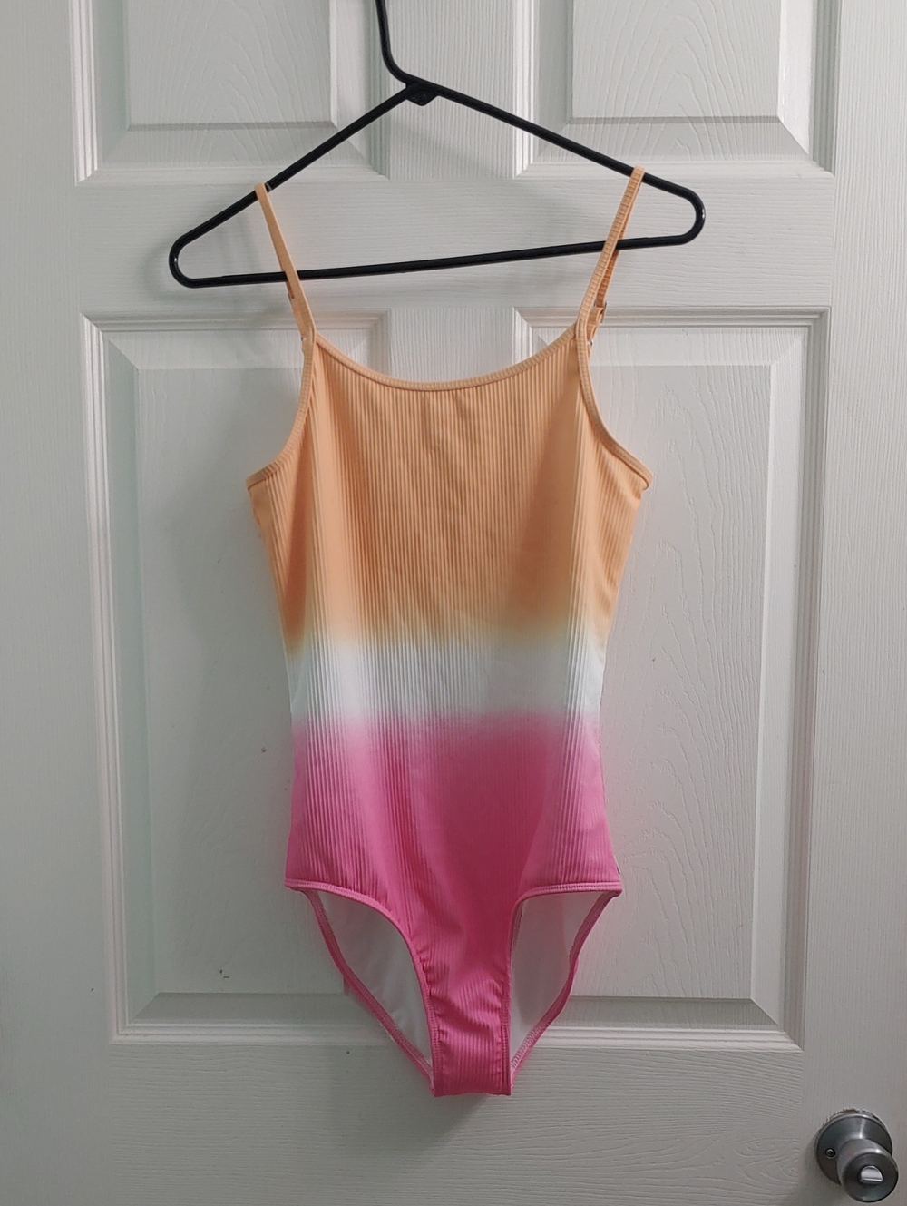 Abercrombie Swimsuit Girls Peach Gradient One Piece Bikini Size 15/16